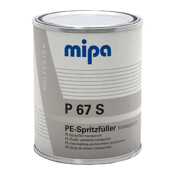 Mipa P67s Transparent Bodyfiller Incl. Hardener (1kg)
