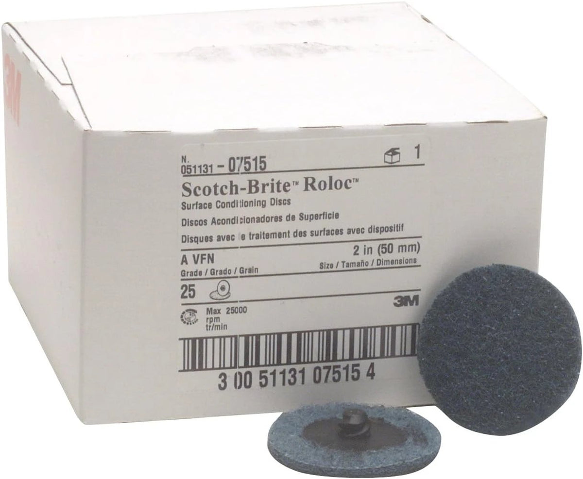 3M Blue Roloc Discs Box 25 – 07515