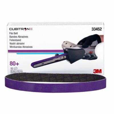 3M Cubitron II P80 Abrasive Belts – 20mm x 520mm – 33452