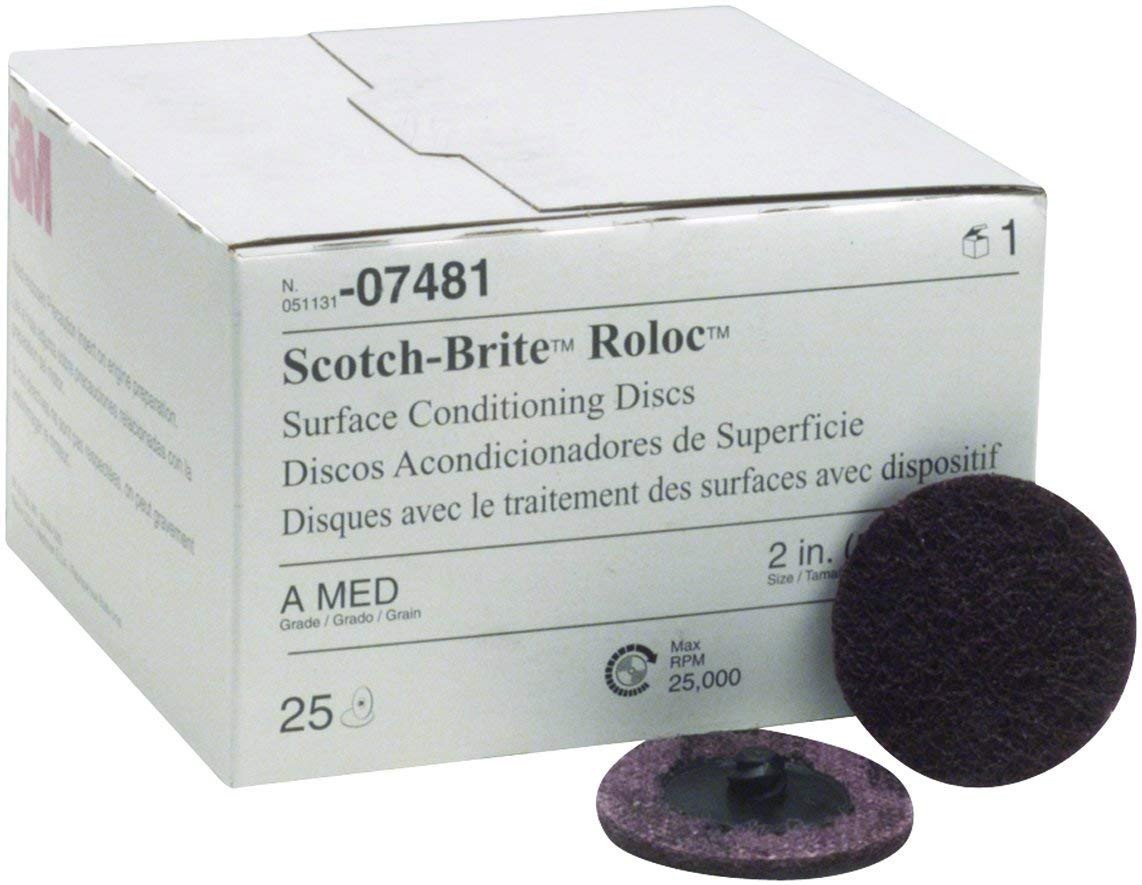 3M Med Red Roloc Discs Pack – 07481
