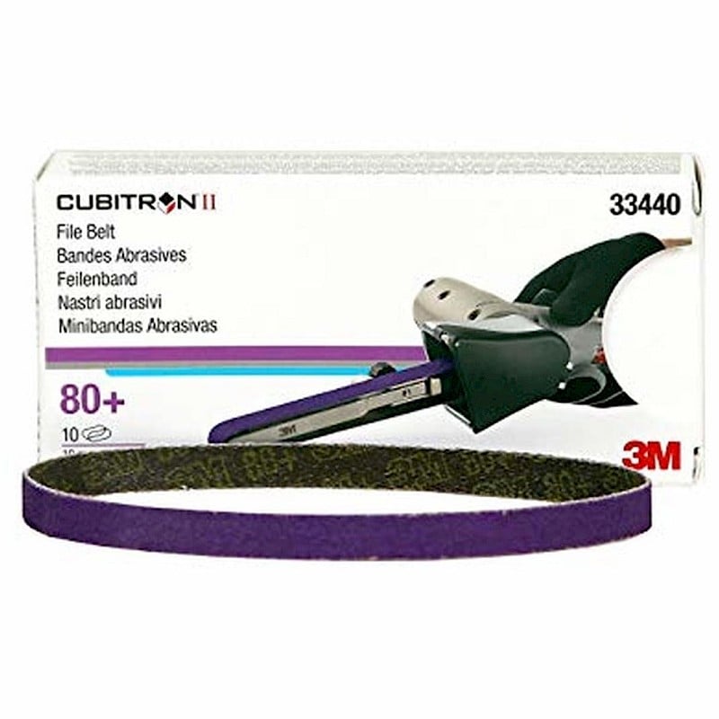 3M P80 10mm Cubitron Belts – 33440