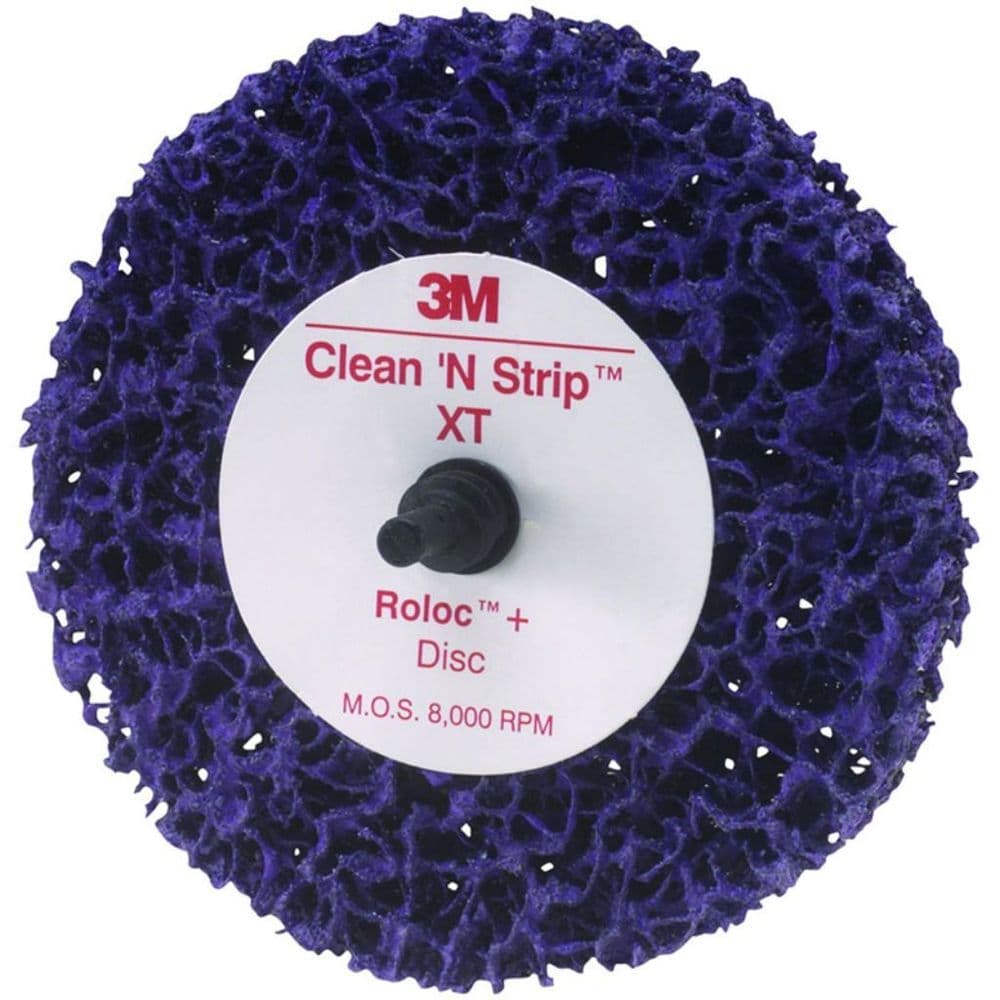 3M Scotch-Brite Roloc+ Clean and Strip XT Pro Disc – Purple, 100mm – 05814