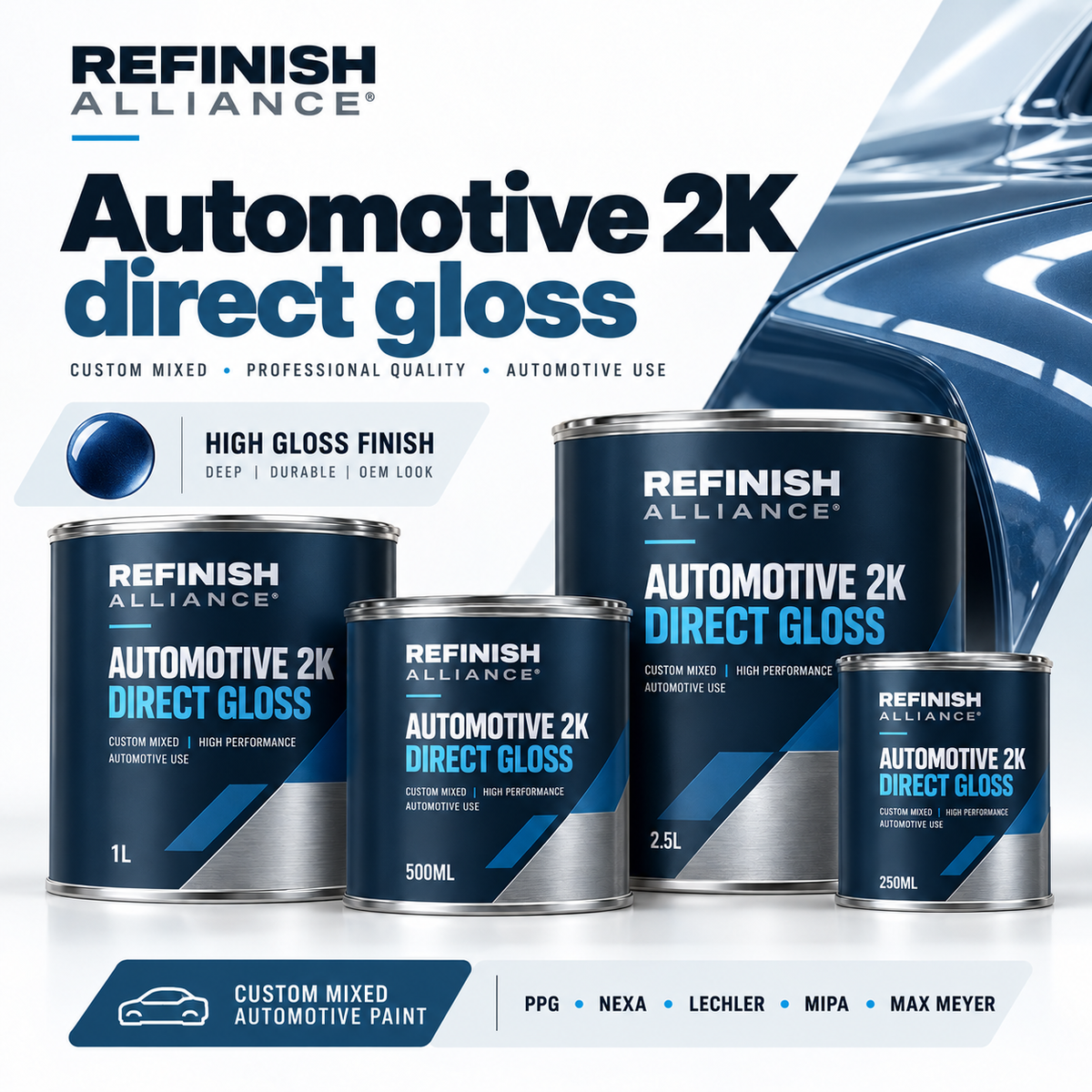 2K Direct Gloss Mixed Colour