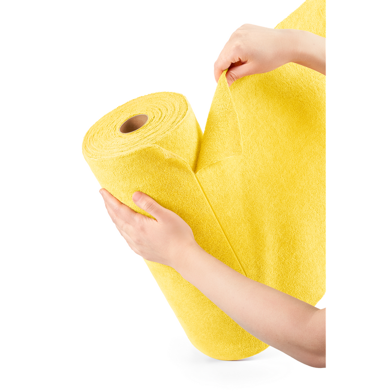 Cartec – Roll of Tear Away Microfibre Cloths (36 on Roll) Yellow – FT-MC300-SLJ16136