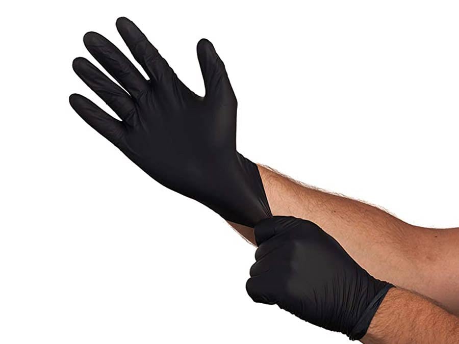 Gerko black nitril gloves XL. 100pcs