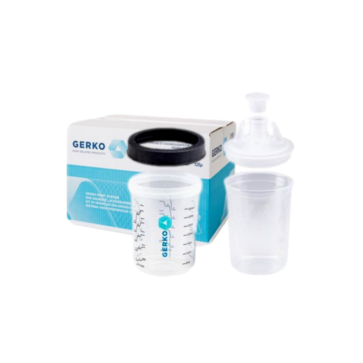 Gerko paint system 125µm 400ml – 50 sets + out cup