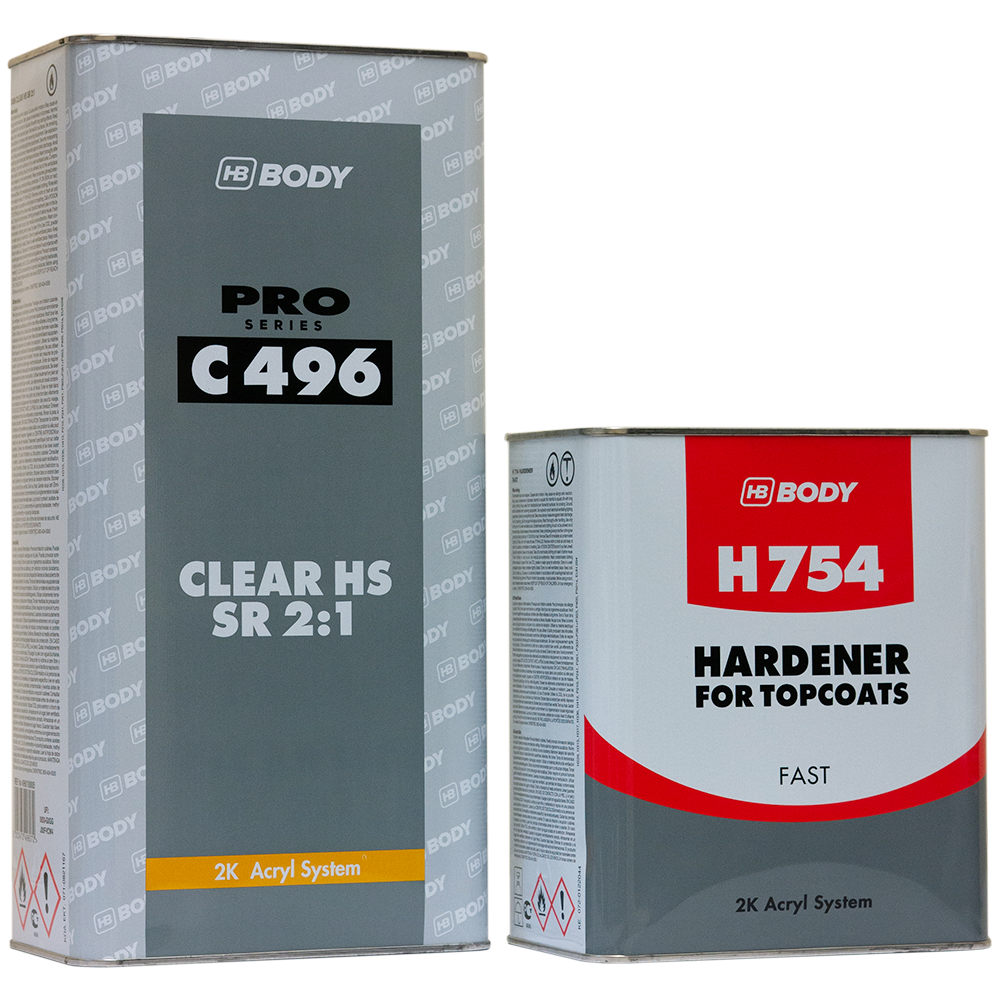 HB Body Clearcoat Kit 496 with 7 – KIT496-754