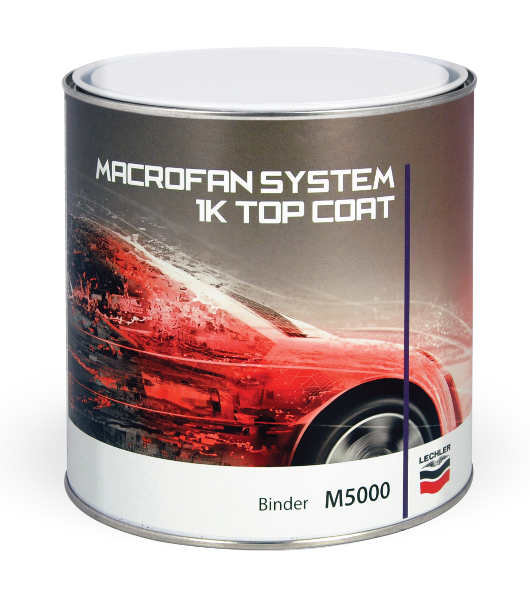 Lechler Macrofan 1K Top Coat Binder 2.5L – L0M50000L2.5