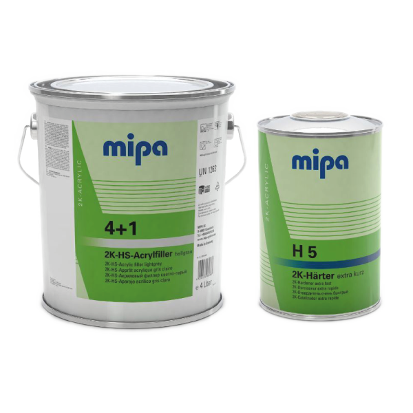 Mipa 4+1 Filler Kit with H5 Hardener