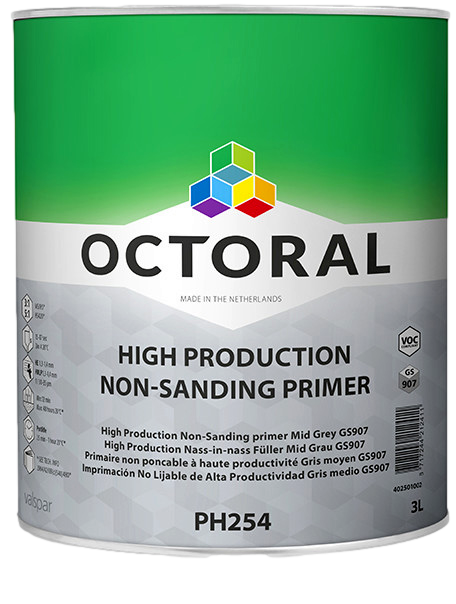 Octoral 3L Ph254 High Production Non-sanding Primer Grey Gs9