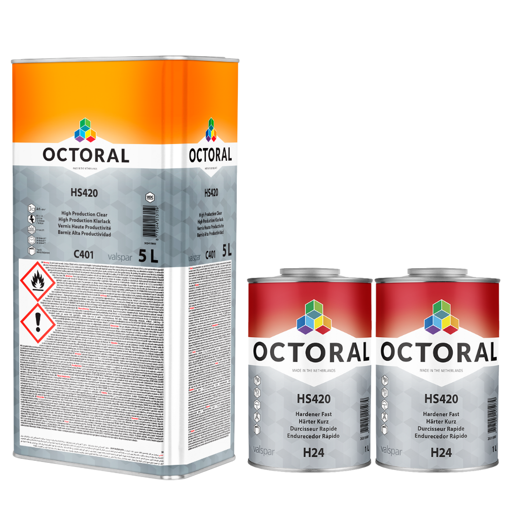 Octoral C401 Air Dry Clearcoat Kit – Fast – 502415003-KIT-H24