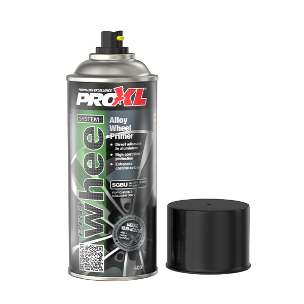 PRO-XL Prowheel – Gloss Black Primer Aerosol (400ml) – PROWSGBU