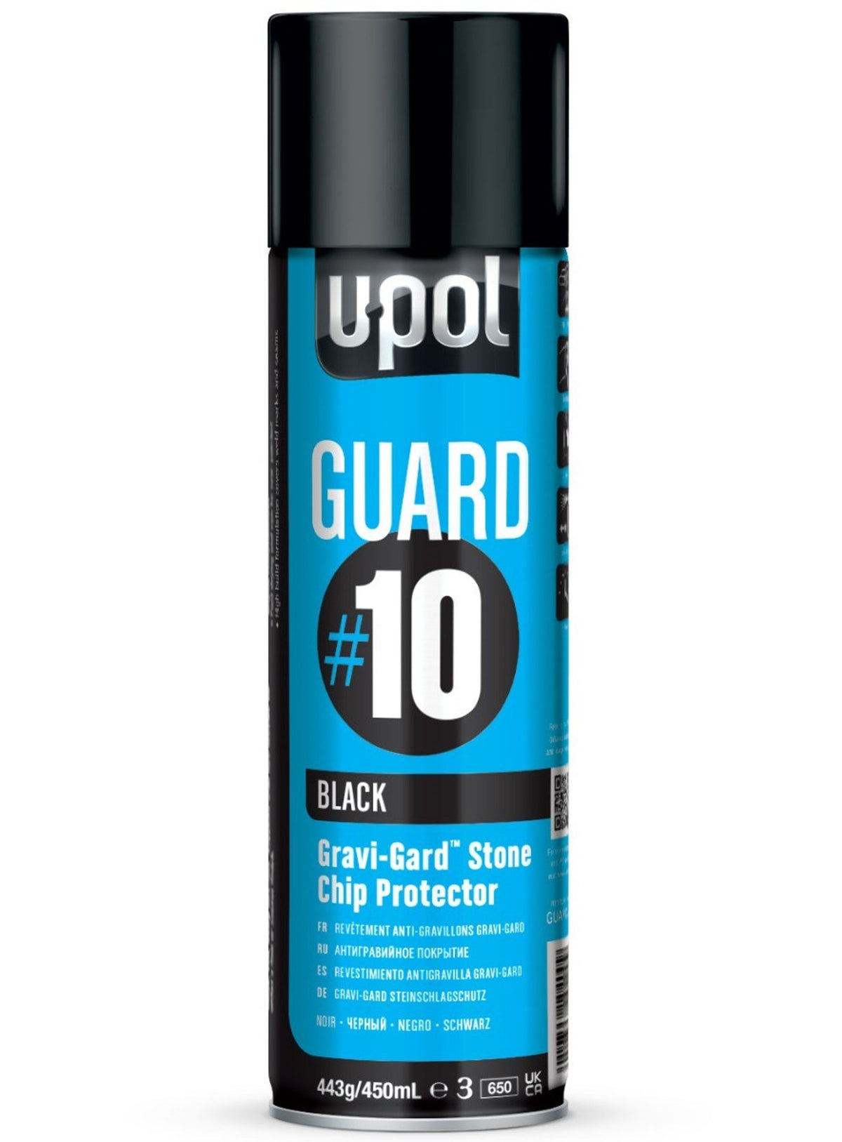 U-POL Aerosol Stonechip Black – GRAVAB